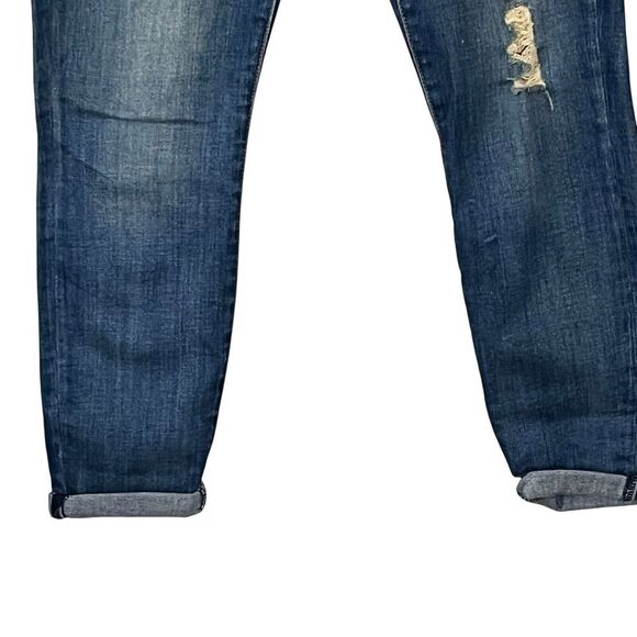 Current Elliott Jeans Sz 29 The Stiletto Skinny Ankle Distressed Niagara Destroy - Picture 3 of 11